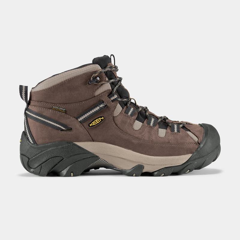 Keen Targhee II Waterproof Mid Wide - Erkek Trekking Bot - Kahverengi - Türkiye (580361QJY)